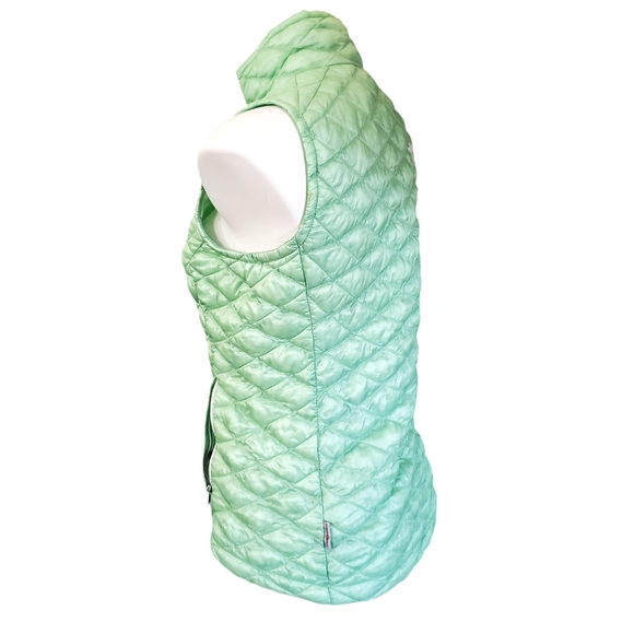 The North Face ThermoBall  Quilted Zip Vest Surf Green Small - Picture 8 of 12